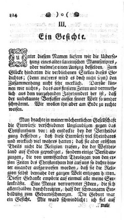 Ein Gesichte