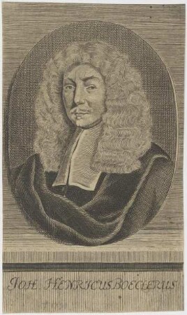 Bildnis des Joh. Henricus Boeclerus