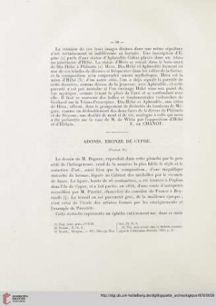 Adonis, bronze de Cypre