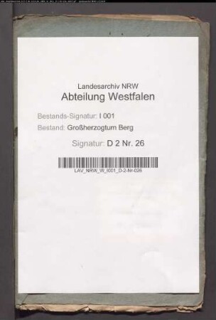 Verpachtung der Fischerei auf dem Hornbache bei Werne
