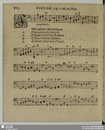 VII. Frisch auf und lasst uns singen