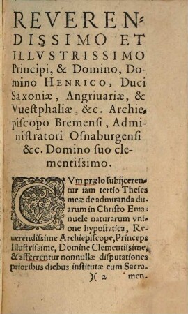 De hypostatica naturarum in Christo unione: & quid ex illa unione acceperit humana natura in Christo: themata : his additae sunt disputationes breves & utiles de causa Sacramentaria ...