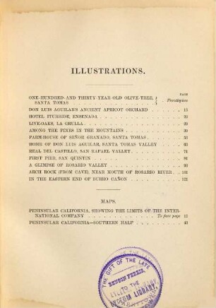 Peninsular California : Some account of the Climate, soil, productions, and present condition chifly of the northern half of Lower California