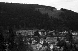 Blick auf das Sanatorium in St. Blasien