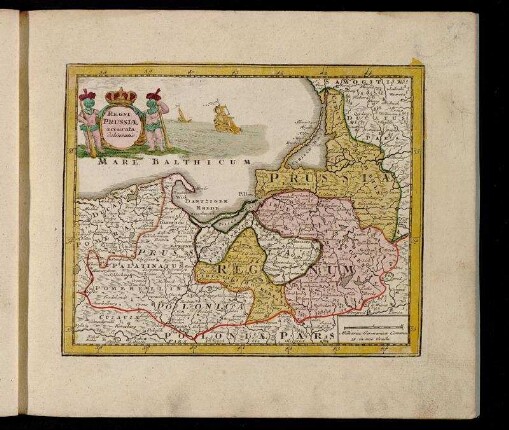 Regni Prussiæ accurata delineatio.
