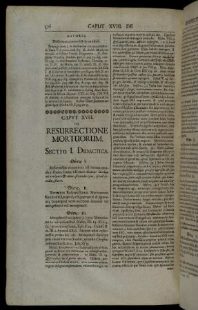 Caput XVIII. De Resurrectione Mortuorum.