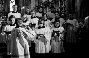Freiburg: Pontifikalamt, Chorsänger
