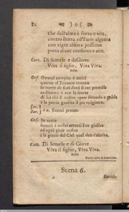 Atto Terzo. / Dritte Abhandlung: Scena 6.