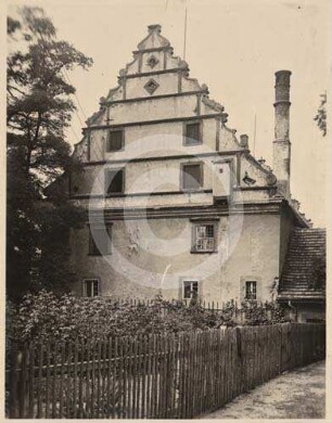 Südgiebel des Schlosses Pohlwitz