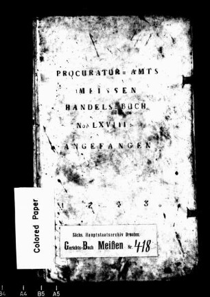 Gerichtshandelsbuch, Bd. 069