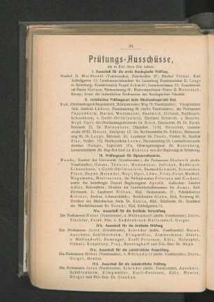 Prüfungs-Ausschüsse,