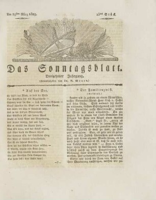 13, 1829: Stück