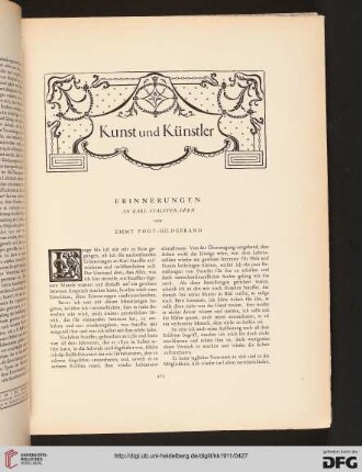 Erinnerungen an Karl Stauffer-Bern