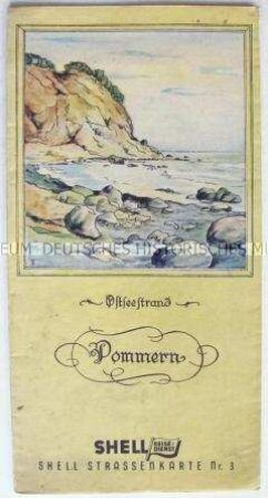 Straßenkarte von Pommern