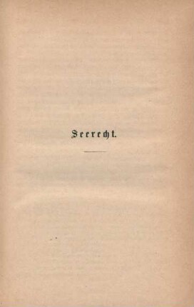 Seerecht.