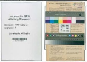 Entnazifizierung Wilhelm Lunebach , geb. 30.08.1887 (Kaufmann)