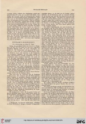 Rembrandts Radierungen: eine Selbstanzeige