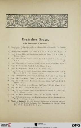 Deutscher Orden (Nr. 1-306)