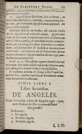 [I. Locus] De Angelis.