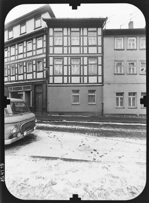 Nordhausen, Barfüßerstraße. Wohnhaus. Straßenfront