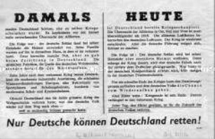 Bebildertes anglo-amerikanisches Abwurfblatt mit der Aufforderung zur Beendigung des Krieges