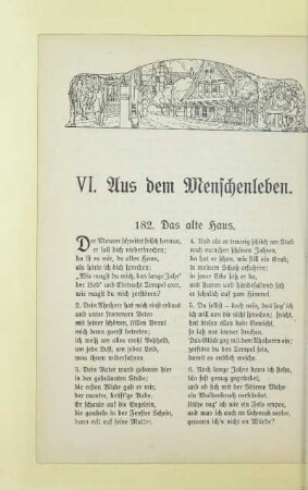 VI. Aus dem Menschenleben