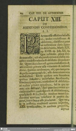 Caput XIII. De Audiendis Confessionibus