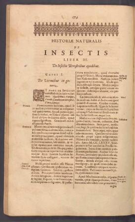 Liber III. De Insectis terrestribus apodibus.