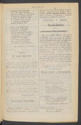 Nuestro folletín