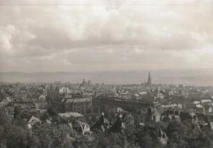 Plauen, Blick über die Stadt vom Bärensteinturm aus