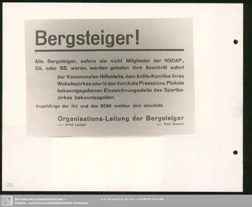 Bergsteiger!