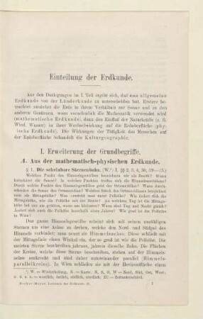 I. Erweiterung der Grundbegriffe