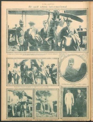 El raid aéreo internacional [Fotografías]