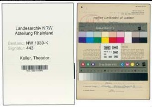 Entnazifizierung Theodor Keller , geb. 13.05.1880 (Buchhalter)