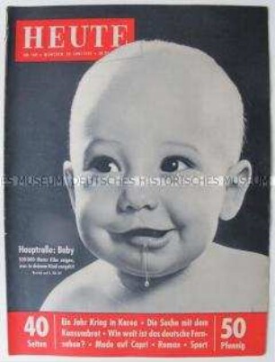 Halbmonatszeitschrift "Heute" u.a. zum Korea-Krieg