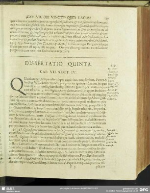 Dissertatio Quinta