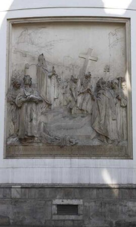 Die Gründung der Peterskirche durch Karl den Großen