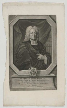 Bildnis des Ioannes Georgivs Walchivs