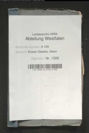 Verkauf der Kurie der Stiftsdame Marie v. Lüning.