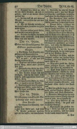 Der 67. Psalm