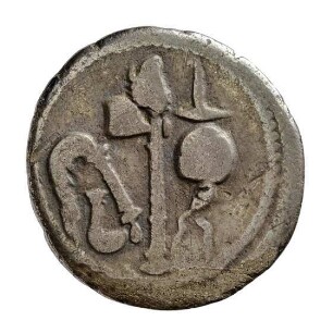 Münze, Denar, 49 - 48 v. Chr.