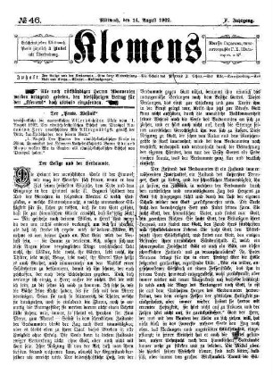 Jahrgang V Nr. 46