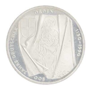 Münze, 10 Deutsche Mark, 1990