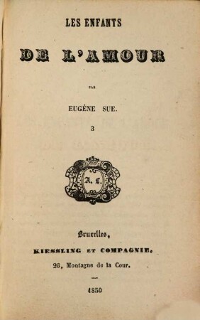 Les enfants de l'amour, 3