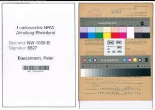 Entnazifizierung Peter Bueckmann , geb. 10.02.1905 (Landwirt)