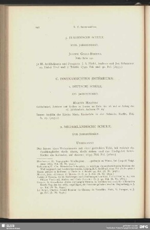 C. Innenansichten (Intérieurs)