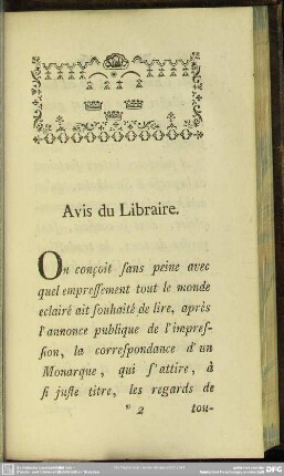 Avis du Libraire