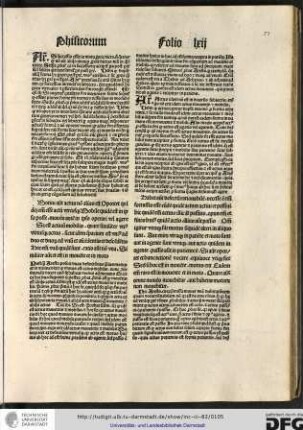 Hic Arestoteles circa premissa movet unam dubitationem quam vocat rationabilem, non quia est de ente rationis sed quia habet ad utramque partem rationes probabiles...