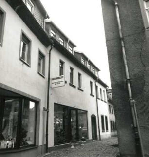 Penig, Zöllnergasse 1. Wohnhaus mit Ladeneinbau (1786/1800)