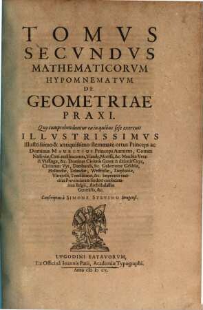 Hypomnemata mathematica. 2